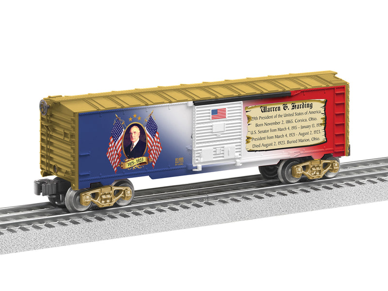 Lionel 81489 Warren G. Harding Boxcar, O Scale