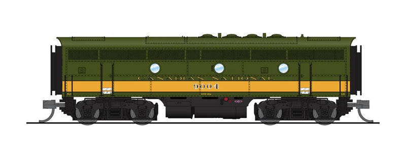 BLI 6831 EMD F3 A/B, CN 9003/9004, Olive Green & Imitation Gold, A-unit Paragon4 Sound/DC/DCC, Unpowered B-unit, N