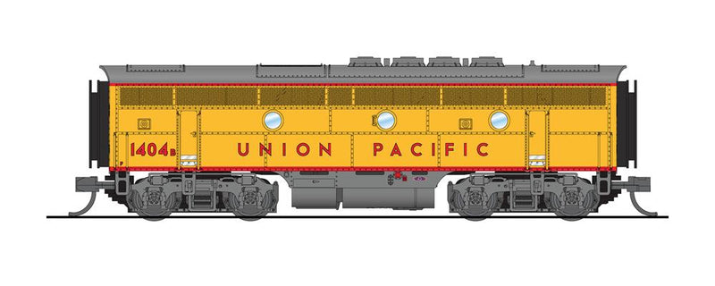 BLI 6836 EMD F3 A/B, UP 1404/1404B, Yellow & Gray As-Delivered, A-unit Paragon4 Sound/DC/DCC, Unpowered B-unit, N
