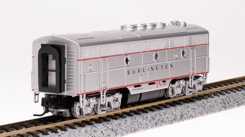 BLI 6841 EMD F3B, CBQ 9961B, Aluminum w/ Black Nose Stripes, Paragon4 Sound/DC/DCC, N