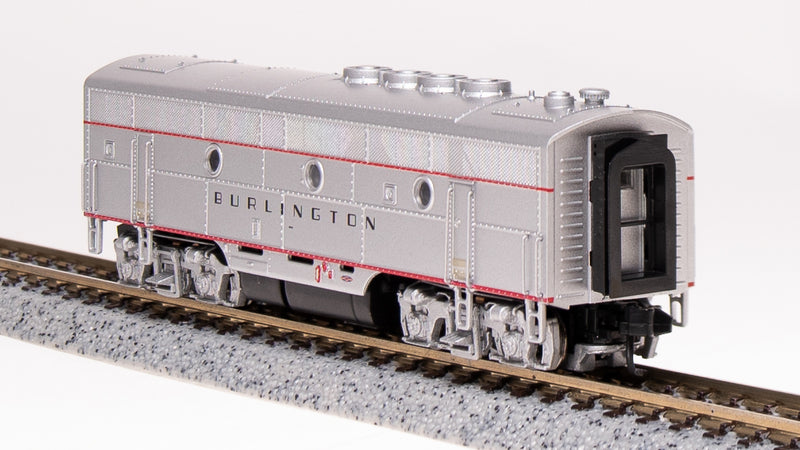 BLI 6841 EMD F3B, CBQ 9961B, Aluminum w/ Black Nose Stripes, Paragon4 Sound/DC/DCC, N