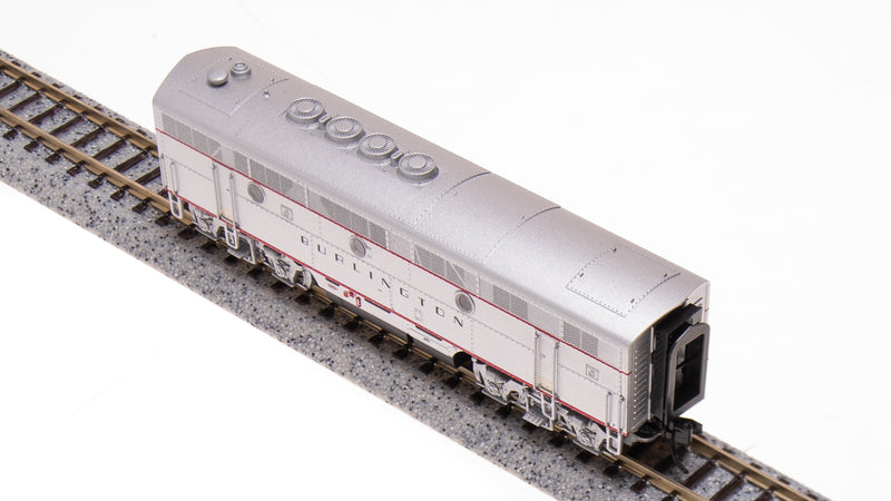 BLI 6841 EMD F3B, CBQ 9961B, Aluminum w/ Black Nose Stripes, Paragon4 Sound/DC/DCC, N