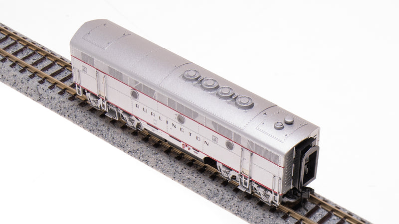 BLI 6841 EMD F3B, CBQ 9961B, Aluminum w/ Black Nose Stripes, Paragon4 Sound/DC/DCC, N