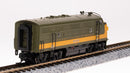 BLI 6844 EMD F3A, GTW 9009, Olive Green & Imitation Gold, Paragon4 Sound/DC/DCC, N