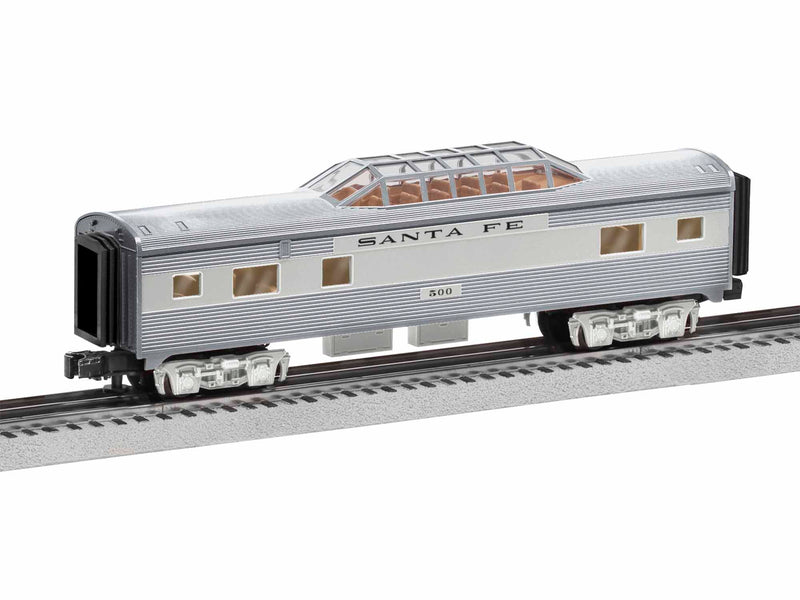 Lionel 84725 SANTA FE ADD-ON VISTA DOME CAR, O Scale