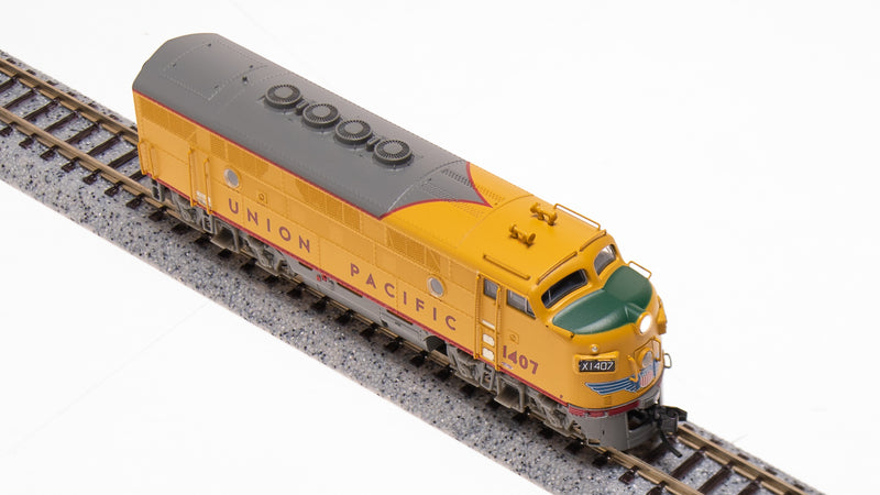 BLI 6851 EMD F3A, UP 1407, Yellow & Gray As-Delivered, Paragon4 Sound/DC/DCC, N