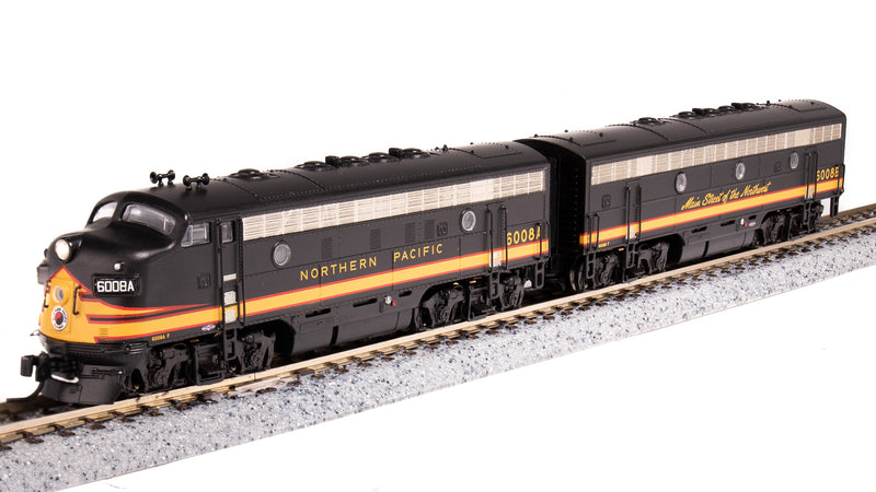 BLI 6865 EMD F7 A/B, NP 6008A/6008B, Freight Scheme, A-unit Paragon4 Sound/DC/DCC, Unpowered B, N