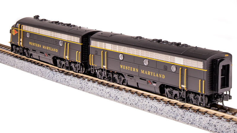 BLI 6868 EMD F7 A/B, WM 55/55B, Fireball Scheme, A-unit Paragon4 Sound/DC/DCC, Unpowered B, N