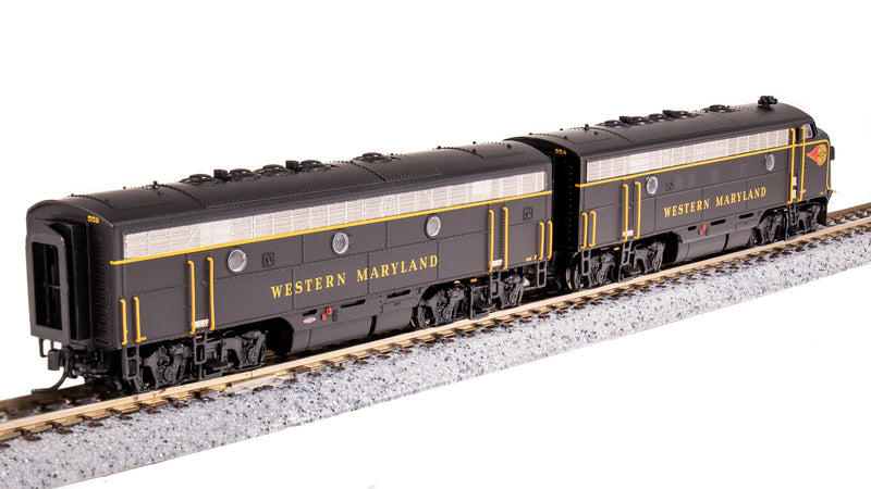 BLI 6868 EMD F7 A/B, WM 55/55B, Fireball Scheme, A-unit Paragon4 Sound/DC/DCC, Unpowered B, N