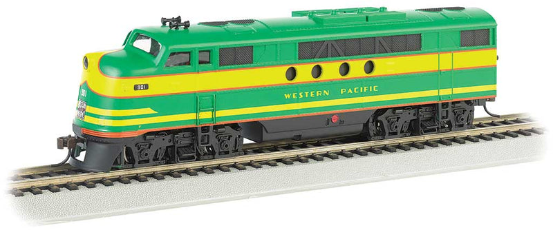 Bachmann 68915 EMD FT-A - WowSound(R) and DCC -- Western Pacific (Early green, yellow), HO