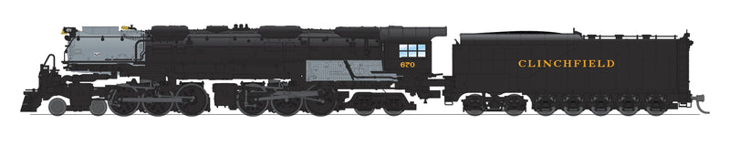 PREORDER BLI 8660 Clinchfield Challenger 4-6-6-4,