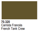 Vallejo Acrylic Paints 70320 FRENCH TANKCREW UNIFORM PANZ