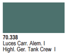 Vallejo Acrylic Paints 70338 HIGHLIGHT GERMAN FLDGRU