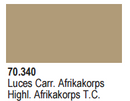 Vallejo Acrylic Paints 70340 HIGHLIGHT AFRIKAKORPS TNKR 6p