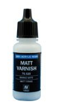 Vallejo Acrylic Paints 70520 Varnish Matte 17 ml