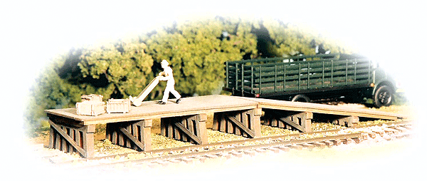 Monroe Models 9203 Railroad Loading Dock Pkg(2), N Scale