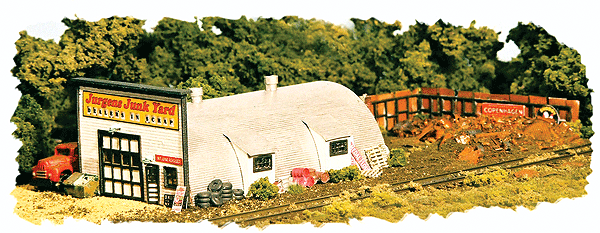 Monroe Models 9204 Jurgens Junk Yard - Kit, N Scale