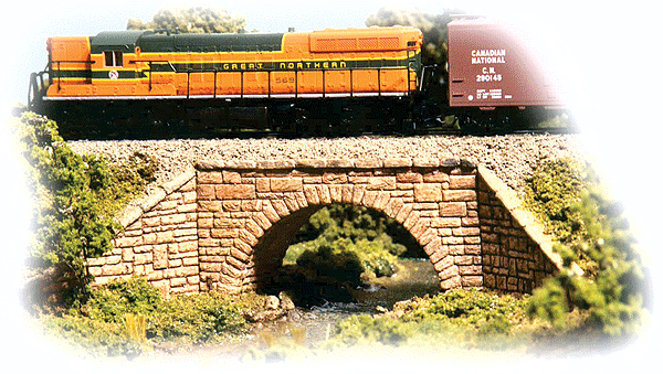 Monroe Models 9001 Stone Arch Bridge, N Scale