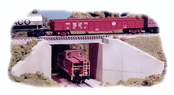 Monroe Models 9005 Concrete & Girder Bridge, N Scale