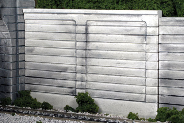 Monroe Models 207 Retaining Wall Pkg(2), N Scale