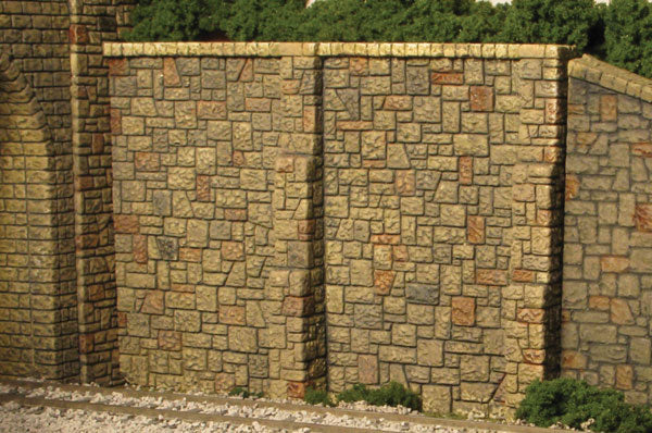 Monroe Models 208 Retaining Wall Random Stone 2/Pack, N Scale