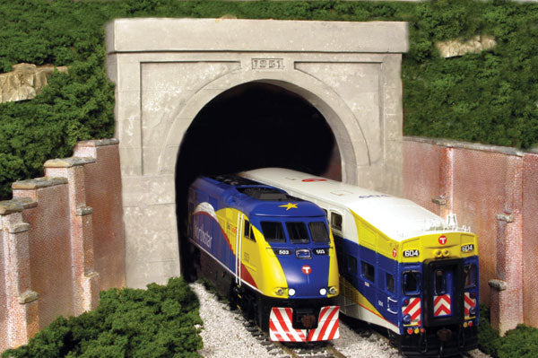 Monroe Models 219 Clrkbg-B&O Double Tunnel Portal, N Scale