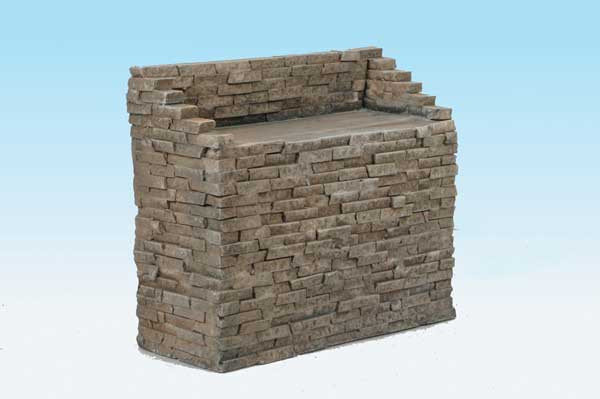 Monroe Models 718 Bridge Abutment Split Stone, HO Scale