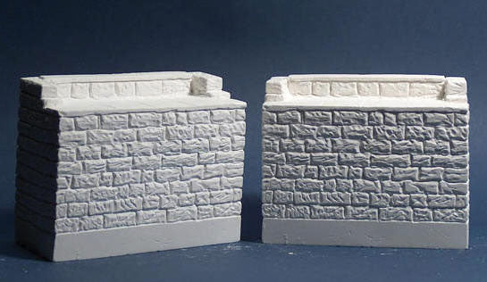 Monroe Models 953 Bridge Abutments Pair, O Scale