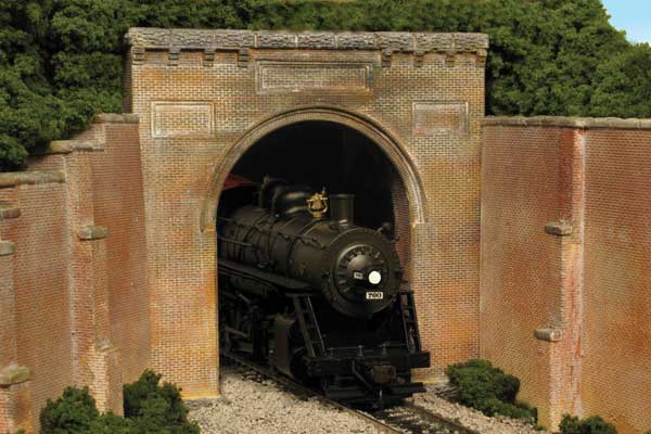 Monroe Models 150 B&O Portal Brick Single-Track, HO Scale