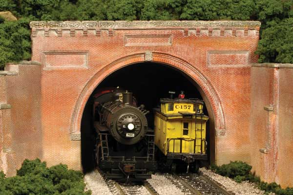 Monroe Models 151 B&O Portal Brick Double Track, HO Scale