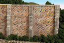 Monroe Models 107 Retaining Wall Fieldstone 2/Pack, HO Scale