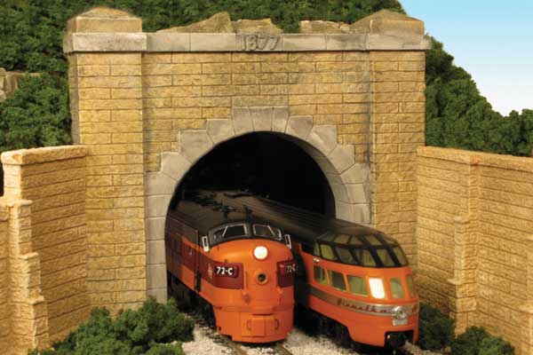 Monroe Models 132 Double Tunnel Portal Hoosac, HO Scale