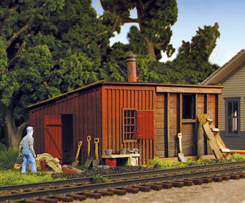 Monroe Models 2212 Pump House & Coal Shed, HO Scale