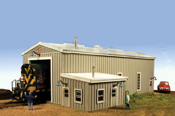 Monroe Models 2219 Diesel Engine House, HO Scale