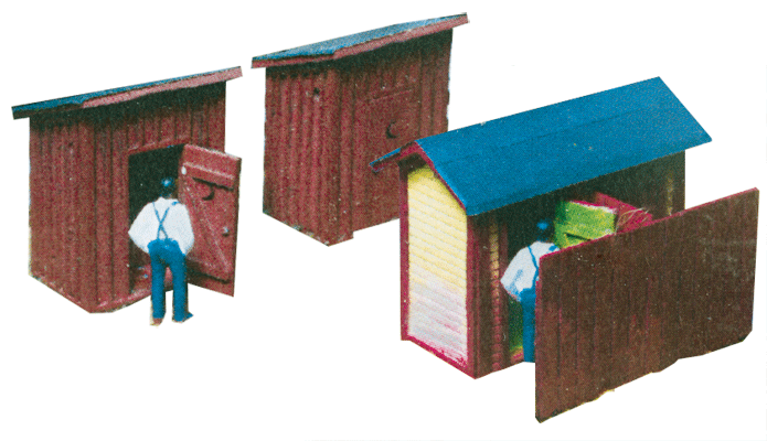 Monroe Models 2213 The Privies, HO Scale