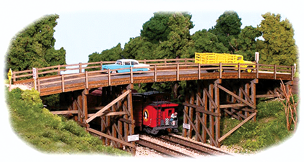 Monroe Models 2007 Country Road Bridge, HO Scale