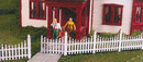 Monroe Models 2308 Ornate Picket Fence - Kit, HO Scale
