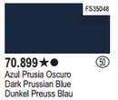 Vallejo Acrylic Paints 70899 DARK PRUSSIAN BLUE 17ml 6p