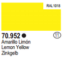 Vallejo Acrylic Paints 70952 LEMON YELLOW 17ml