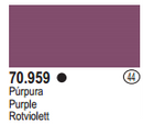 Vallejo Acrylic Paints 70959 PURPLE 17ml 6p