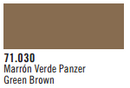 Vallejo Acrylic Paints 71030 GREEN BROWN 17ml
