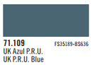 Vallejo Acrylic Paints 71109 UK PRU BLUE 17ml