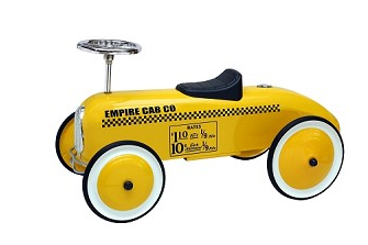 Morgan Cycle 71121 Yellow Taxi Foot to Floor Retro Racer