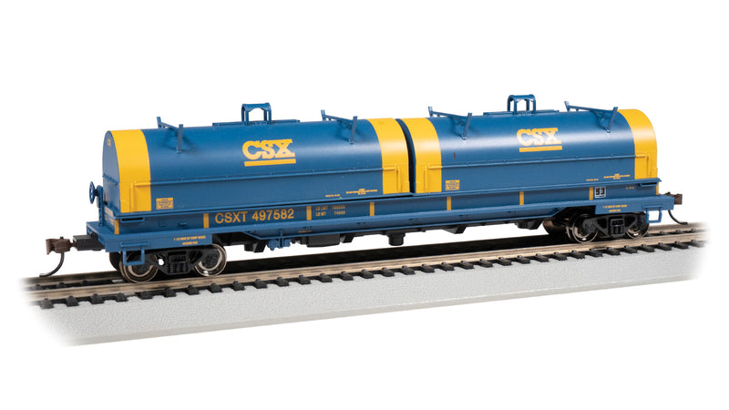 Bachmann 71402 55' STEEL COIL CAR with COIL LOAD CSX