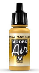 Vallejo Acrylic Paints 71420 No 17 Earth Yellow