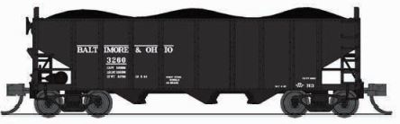 BLI 7148 N&W H2a Hopper, B&O Lettering, 2-pack A, N