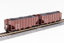 BLI 7151 3-Bay Hopper, ATSF, Oxide Red, 2-pack B, N