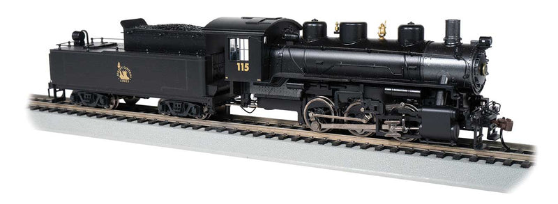 PREORDER Bachmann 53805 USRA 0-6-0 - WowSound(R) and DCC - Spectrum(R) -- Central Railroad of New Jersey 115 (black, graphite, yellow Liberty Logo), HO