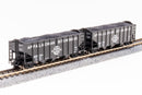 BLI 7159 3-Bay Hopper, Appalachian Bituminous, Black/White, 2-pack B, N (Fantasy Paint Scheme)