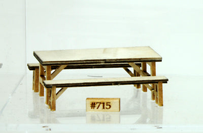 Banta Modelworks 715 Mess Hall Table, O Scale